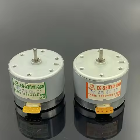 MABUCHI EG-530YD-9BH DC 9V EG-530YD-2BH 12VDC Motor 2000RPM-4000RPM CCW Capstan Deck Audio Cassette 