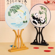 Aineed | Premium Fan Holder - Hand Fan Stand Holder - Stand Holder Rack - Wooden Fan Stand - Sanjit 