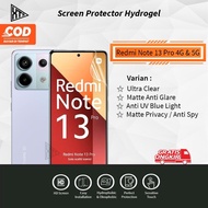 Xtr Hydrogel Redmi Note 13 Pro 4G Redmi Note 13 Pro 5G Screen Protector Anti-Scratch Not Tempred glass