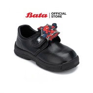 Bata บาจา รองเท้านักเรียน Marvel อายุ 5 - 7 ปี สำหรับเด็กผู้ชาย รุ่น MATATA สีดำ รหัส 3416927