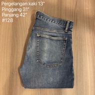 bundle seluar panjang lelaki/pakaian kasual/fesyen/biru/men pants/Jeans/slim fit/blue/fashion/casual