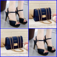 AG1 Pn 02 Heels Set & Quini Women's Bag