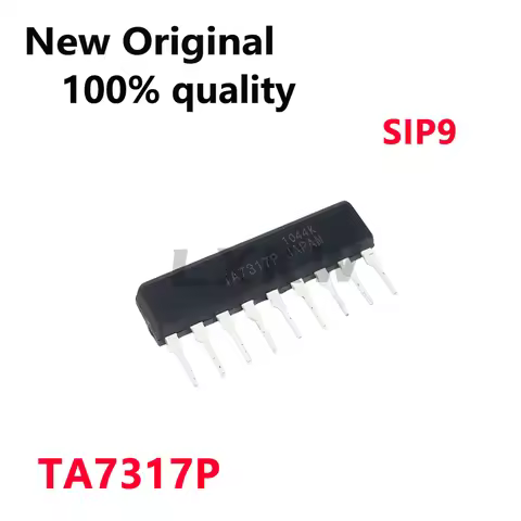 5-10/PCS New Original TA7317P SIP9 Power amplifier protection circuit speaker chip In Stock
