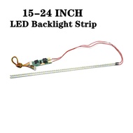 2pcs 540mm LED Backlight Strip Lamps Kit For 15-24inch TV Repair CCFL LCD Monitor