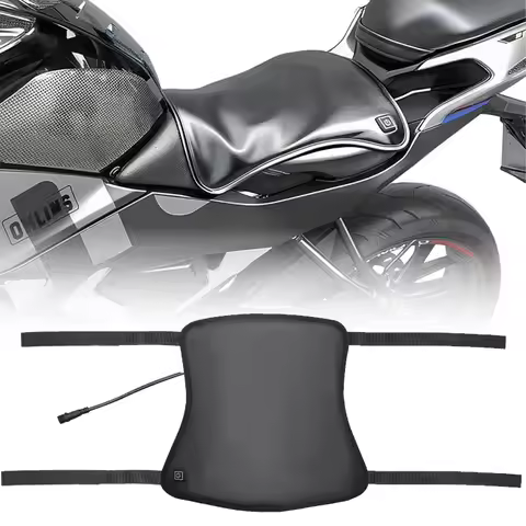 12V Motorcycle Heated Seat Cushion Universal for ATV Raptor 700 for R1200GS F800GS MT07 MT09 Winter 