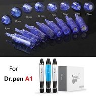 ❤  Blue A1 Dermapen Needle Eyebrow Embroidery Needle Bayonet Port 1 pin, 3 pin,5F Pin,7F Pin 12 Pin 