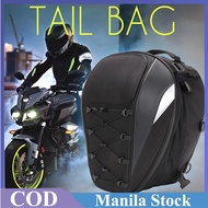 MOFOX Motorcycle Tail Bag Motor Helmet Backpack Waterproof Rear Seat Bag Reflectiv Motor Luggage Bag