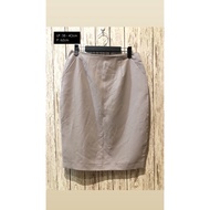 [C044] PRELOVED BROWN SPAN SKIRT - FIGL M