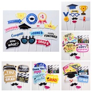 READY STOCK ONLY PROPS GRADUATION WISUDA AKSESORIS PHOTO BOOTH