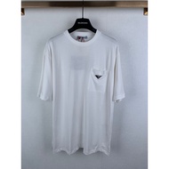 T-Shirt Lelaki dan Wanita Prada/Prada, T-Shirt Bercetak, T-Shirt Longgar, T-Shirt Perniagaan, T-Shir