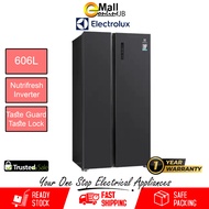 Electrolux 606L Black Side by Side Fridge ESE6101A-BMY | ESE6101 refrigerator | Peti Ais