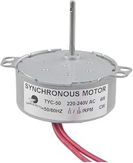 CHANCS Electric Motor TYC-50 220V 0.1RPM CW Torque 14Kgf.cm Gear Synchro Motor Turntable Gearbox for