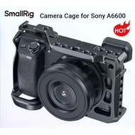 SmallRig 2493 Camera Cage for Sony A6600 Aluminum Alloy DSLR Rig with Cold Shoe ARRI Threads Tripod 