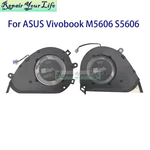 Notebook Cooler CPU GPU Fan For ASUS Vivobook S 16 OLED M5606 S5606 M5606NA S5606WA Cooling Fans BAP