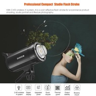 Godox SK300II-V Upgraded Studio Flash Light 300Ws Power GN58 5600±200K Strobe Built-in 2.4G Wireless