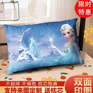 Frozen Pillow Cute Cartoon Pillow Core Pillow Set Kindergarten Girl Elsa Anna Nap Pillow