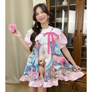 BLT Brand Loose Dress With Dog Print Size.S Hand ️