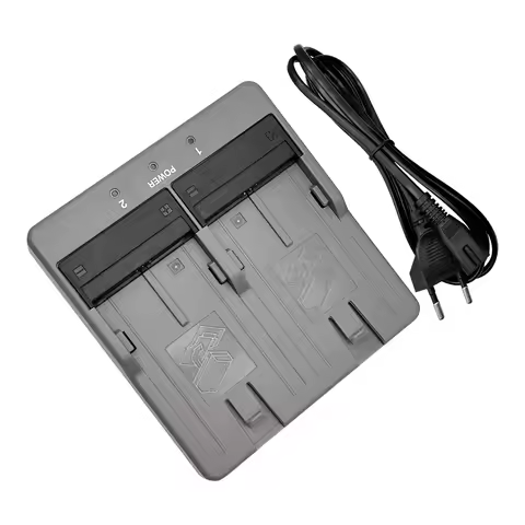 CDC77 Dual Charger For Topcon BDC71 BDC72 GM-52 Battery For SOKKIA GM101 IM52 FX101 Total Station