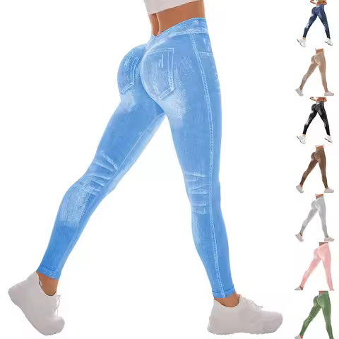 Women Sports Leggings Yoga Clothes Sportswear Gym Legging Seamless Hip Lifting Fitness Pants Breatha