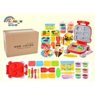 Playdoh Clay Toy Set Ice Cream Maker Noodle Machine Moulds Plasticine Toys For Kids Playset Mainan Perempuan