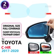 Full Cover Anti Fog Film Rainproof Rearview Mirrors for Toyota C-HR CHR C HR 2017 2018 2020 2017~2020 Car Stickers Accessories