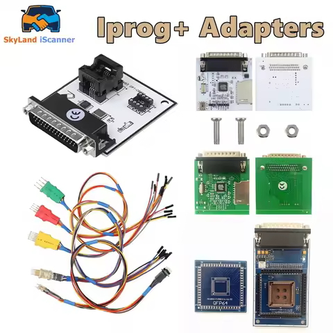 V87 IPROG+ Programmer For IMMO Iprog Pro V87 CAN BUS/K-Line/RFID/5pcs Probe Adapters Replace Tango/C