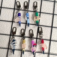 2026 New Product BTS BTS Microphone Peripheral Acrylic Keychain ARMY Key Ring Hanging Mobile Phone O