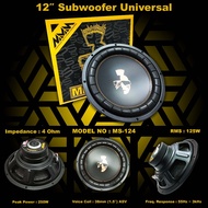 Mohawk MS-124 12" Subwoofer Universal Proton