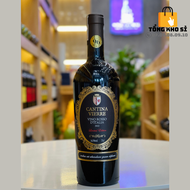 Rượu Vang Nhập Khẩu Vang Đỏ Rượu Vang Ý Cantina Vierre Vino Rosso D’italia 2022 750ml 14.5%
