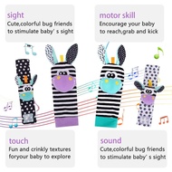 4 Pcs/Set Baby Pulse Rattle Socks Infant Toys 0-12 Months Girl Boy Learning Development Toy