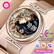 GT39Mini Women Smart Watch BluetoothCall Wireless Charging 1.27HD Fitness Tracker