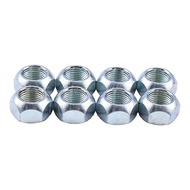 JEENDA 8Pcs Lug Nuts 8 x 5/8" Serasi dengan 5/8" Stud Trailer axle hub Dually & 17.5 Wheel w/Ring un