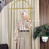 KEMEJA Vayyara - Lazura Channel Shirt