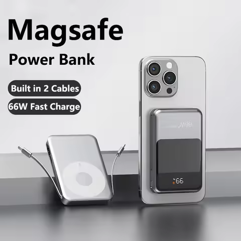 20000mAh Magsafe Power Bank Magnetic Wireless 66W Super Fast Charging Powerbank For iPhone 16 15 14 