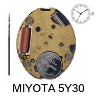 1pcs Miyota 5Y30 Japan Quartz Movement Three-Hand Calendarless Small Movement Perfect For Smaller De