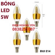 [HCM]5 Bóng đèn Led nến 5w quả nhót đuôi E14
