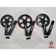 ♞,♘Crankset Chainwheel Ligon 52T / 48T / 46T / 44T alloy single / double fixie / road bike bicycle