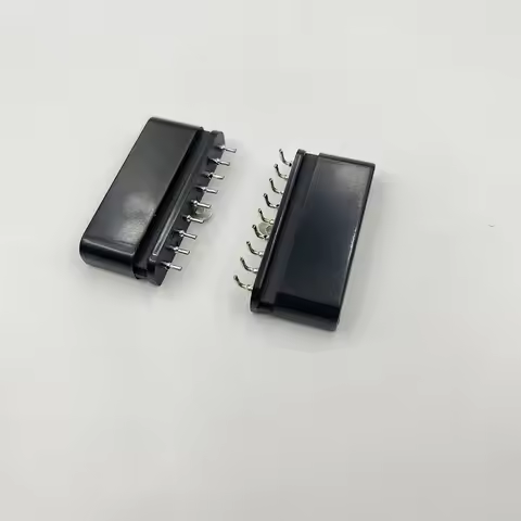 2PCS Black Full 9 Pin 180 Disgree & 90 Degree Male Connector Game Controller Socket Slot for PS2 Con