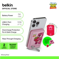 Belkin BPD004qcPU-DY Disney Lotso BoostCharge Magnetic Wireless Power Bank 5K+Stand (apple watchipho