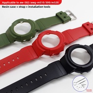 For AWG-M510/500/M520/AW-582-1A/AW-582C-2A Band Resin Sports Wristband Comfortable Silicone Strap
