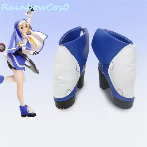 Bridget Guilty Gear Cosplay Shoes Boots Game Anime Halloween Christmas RainbowCos0 W3554
