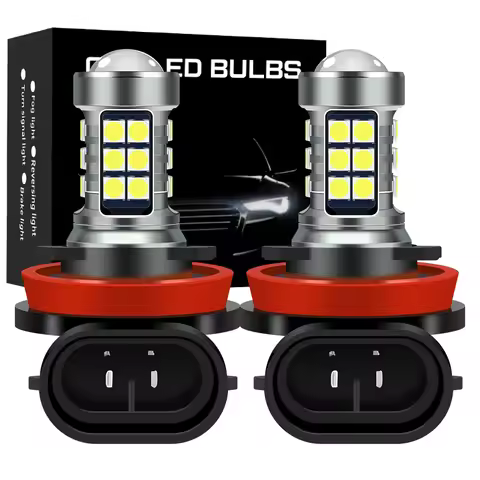 ASLENT 2x 2000LM H8 H11 LED Fog Lamp H16JP H10 9005 HB3 9006 HB4 LED For BMW VW Benz Audi A3 8P A4 B