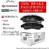 【💯ORIGINAL】PERODUA PROGANTI DISC BRAKE PAD (04465-20R01)(04465-46R02)(04465-54R03)(04465-54R10) MYVI