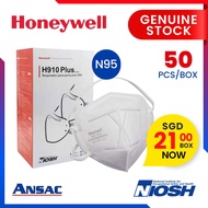 [$0.42/pcs for box of 50pcs] 100% Authentic Honeywell H910 Plus NIOSH Approved N95 Mask