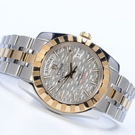 Tudor/23013 Classic Series 18KGold Stainless Steel Gray Plate Double Calendar Automatic Mechanical Men's Watch