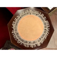 19th Century Hand-Embroidered Tablecloth 519424