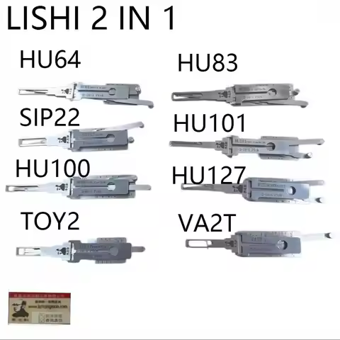 2026 Lishi 2in1 Locksmith Tool Compatible with HON66 HU100 HU100(10) HU100R HU101 HU64 HU66 HU83 HU9