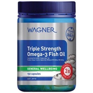 Wagner Triple Strength Omega-3 Fish Oil 150 Capsules 08/2020