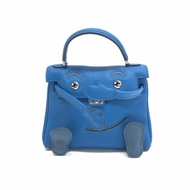 Hermès 琉璃藍 Kelly doll D刻 肩背包