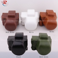 Canon EOS R50 Luxury Leather Camera Case Bag For Canon EOS R50 With 18-45mm Lens